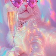 Схема вышивки «кот»