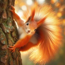 Схема вышивки «Бельчонок»