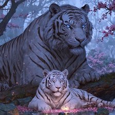 Схема вышивки «Тигр»