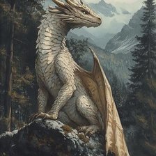 Схема вышивки «дракон»