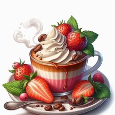 Схема вышивки «Клубничка»