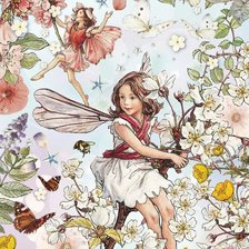 Схема вышивки «феи»