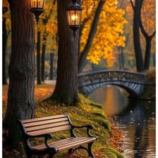 Схема вышивки «Осенний вечер»