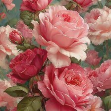 Схема вышивки «Trandafiri»