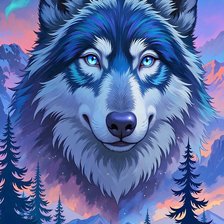 Схема вышивки «дивопись»