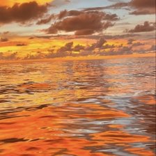 Схема вышивки «Море»