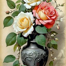 Схема вышивки «Trandafiri»