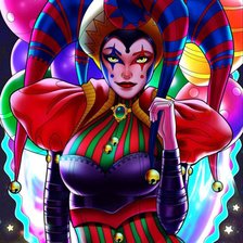 Схема вышивки «арлекин»