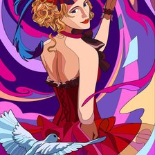 Схема вышивки «циркачка»