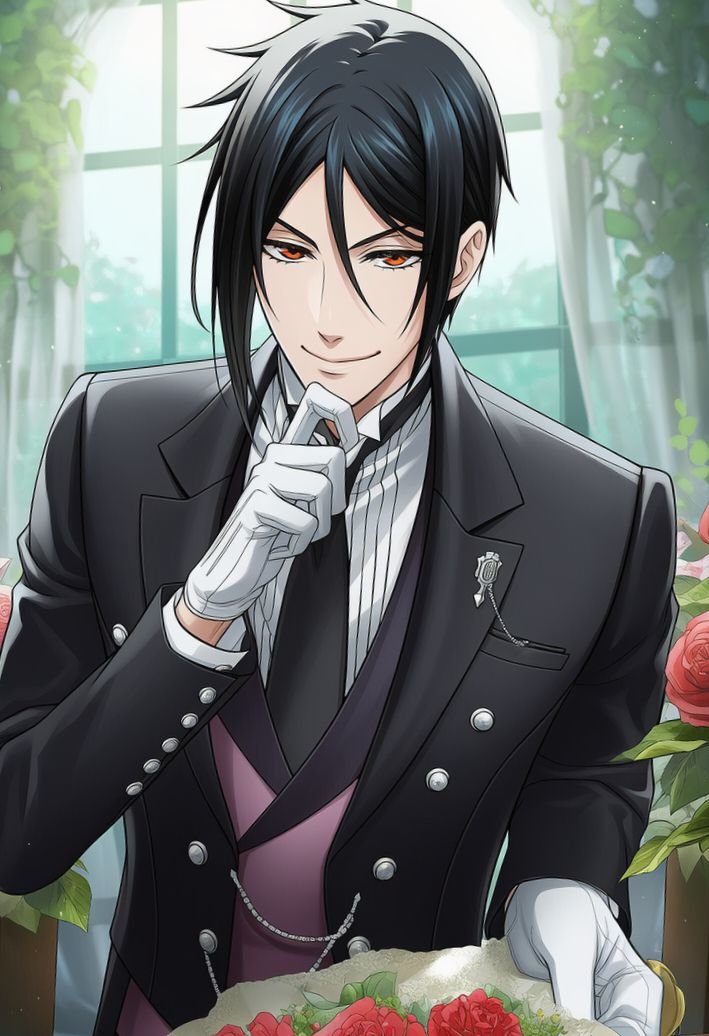 Тёмный дворецкий - себастьян, темный дворецкий - оригинал