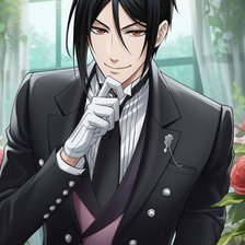 Схема вышивки «Тёмный дворецкий»