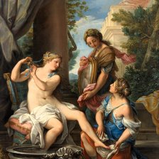 Схема вышивки «Купание Вирсавии»