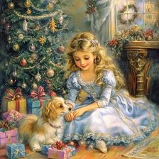 Схема вышивки «Новогодние подарки»