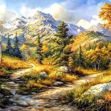 Схема вышивки «Осень»