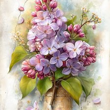 Схема вышивки «Liliac»