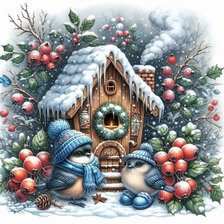 Схема вышивки «новогодняя»