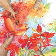 Схема вышивки «Белочка»