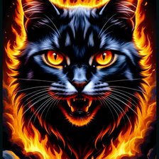 Схема вышивки «Кошки»