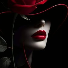 Схема вышивки «таинственная незнакомка»