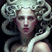 Схема вышивки «МЕДУЗА ГОРГОНА»