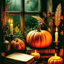 Схема вышивки «Книги»