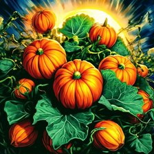 Схема вышивки «Грядка»