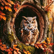 Схема вышивки «Лес»