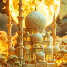 Схема вышивки «мечеть»