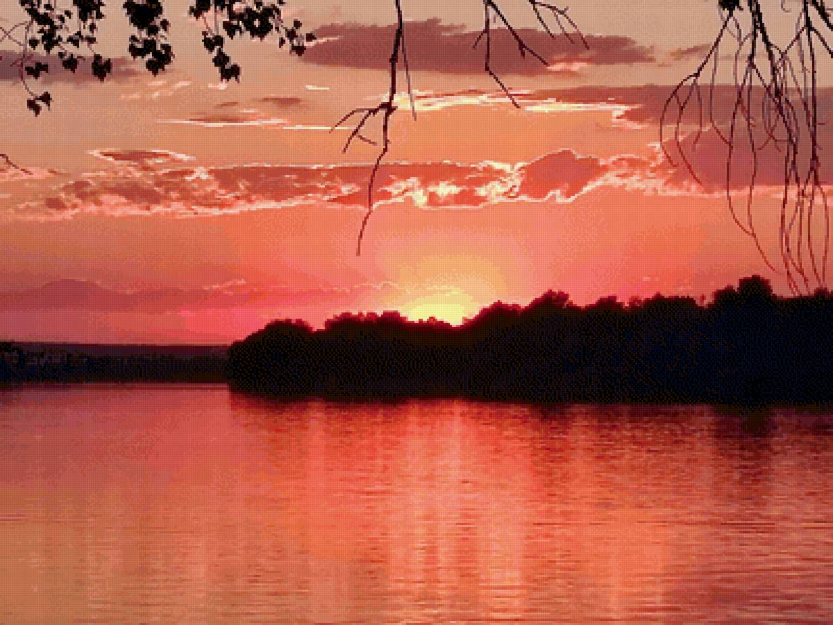 Закат на Дону - предпросмотр