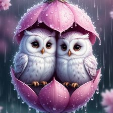 Схема вышивки «совы»