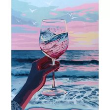 Схема вышивки «С видом на море»