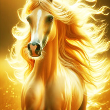 Схема вышивки «огненная лошадь»