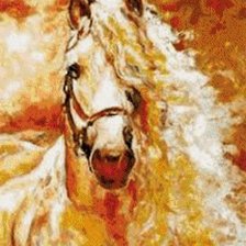 Схема вышивки «ПОРТРЕТ ЛОШАДИ»