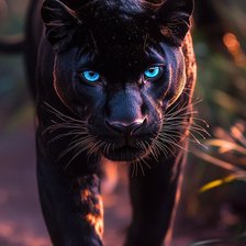 Схема вышивки «Пантера»