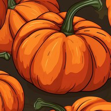 Схема вышивки «Тыквы»