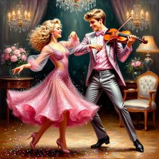 Схема вышивки «Музыкальный вечер»