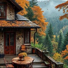 Схема вышивки «Октябрь»