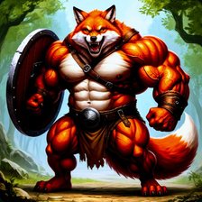 Схема вышивки «Воин»