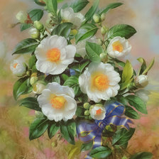 Схема вышивки «Camelii»