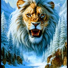 Схема вышивки «Зима»