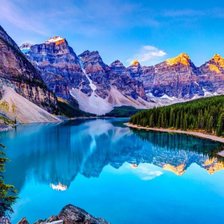 Схема вышивки «Горы»