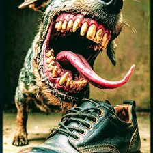 Схема вышивки «Ботинок»