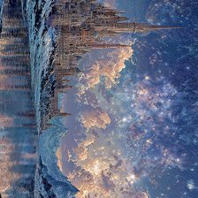 Схема вышивки «Замок»