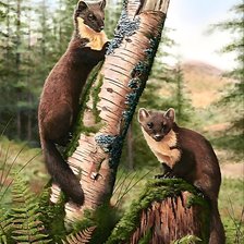 Схема вышивки «Рисунки лесника»