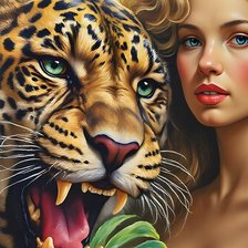 Схема вышивки «женский образ»