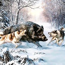 Схема вышивки «Библиотека Охотника»