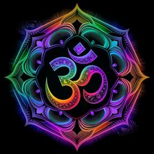 Схема вышивки «Мантра Ом»
