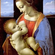 Схема вышивки «Леонардо да Винчи. Мадонна Литта»