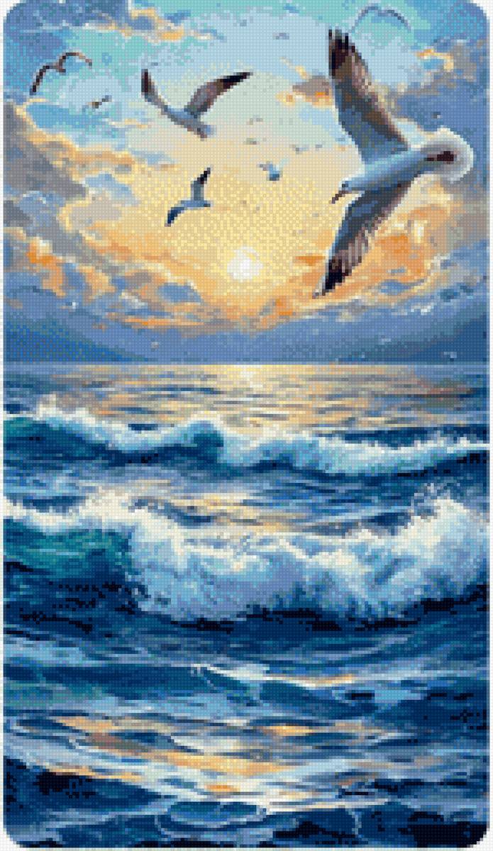 Море - пейзаж - предпросмотр