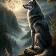 Схема вышивки «волчара»